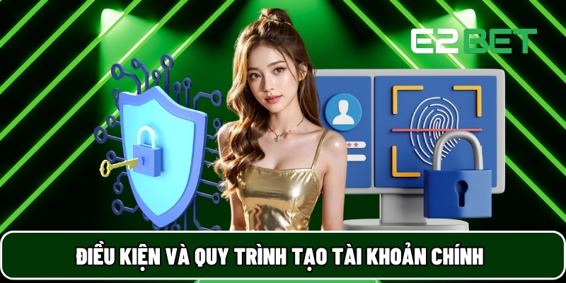 E2BET 27 Điều kiện và quy trình tạo tài khoản chính